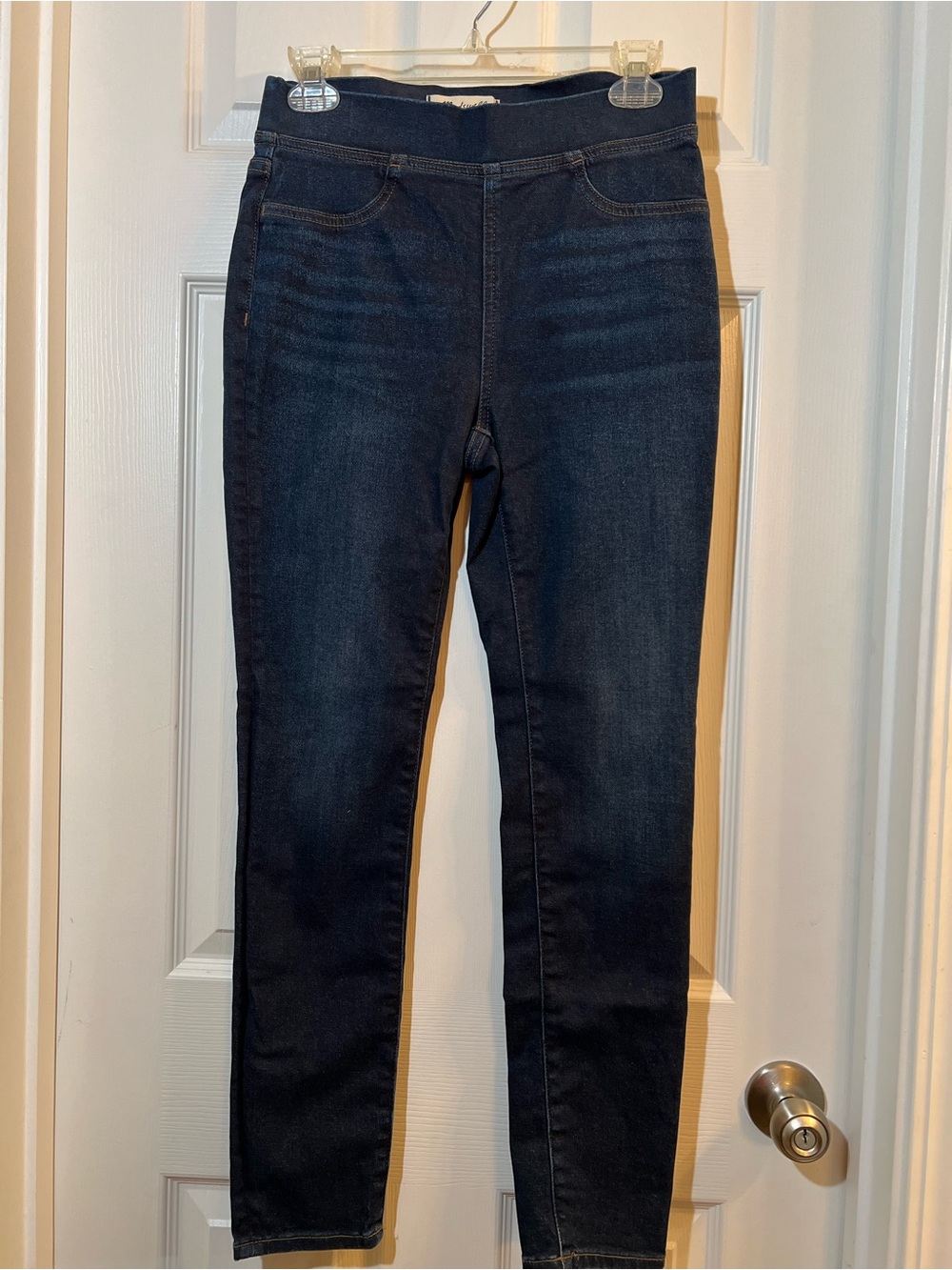 🦋 Madewell the anywhere Dark Indigo Skinny Jeans size 27
